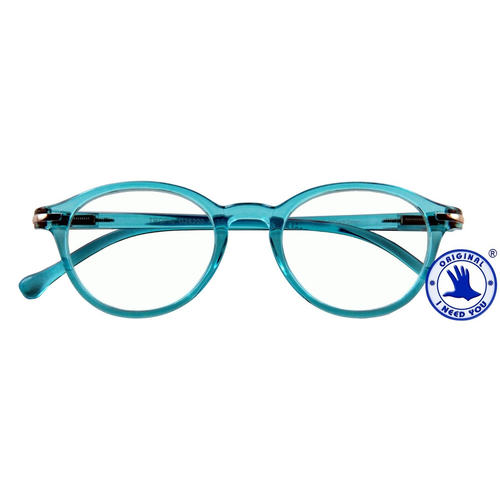 Leesbril I Need You +1.50dpt Tropic turquoise