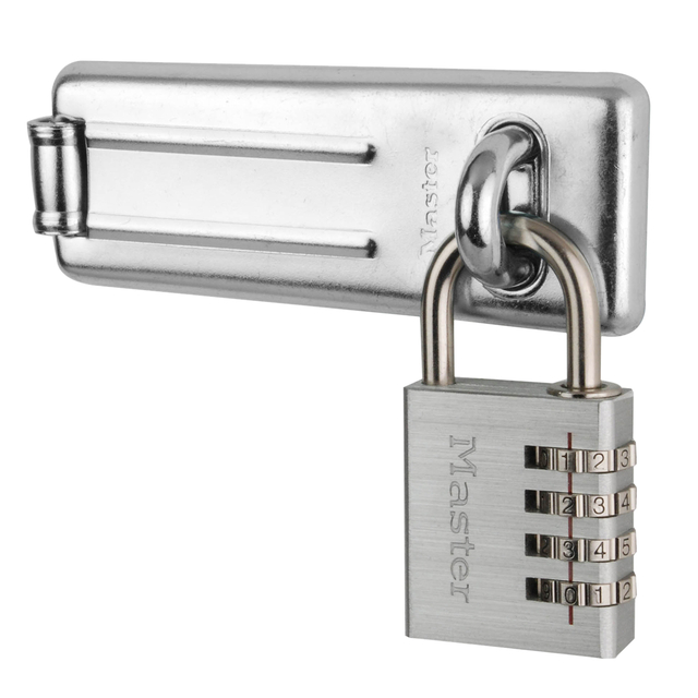 [7640704EURD] Hangslot MasterLock overval + aluminium 40mm