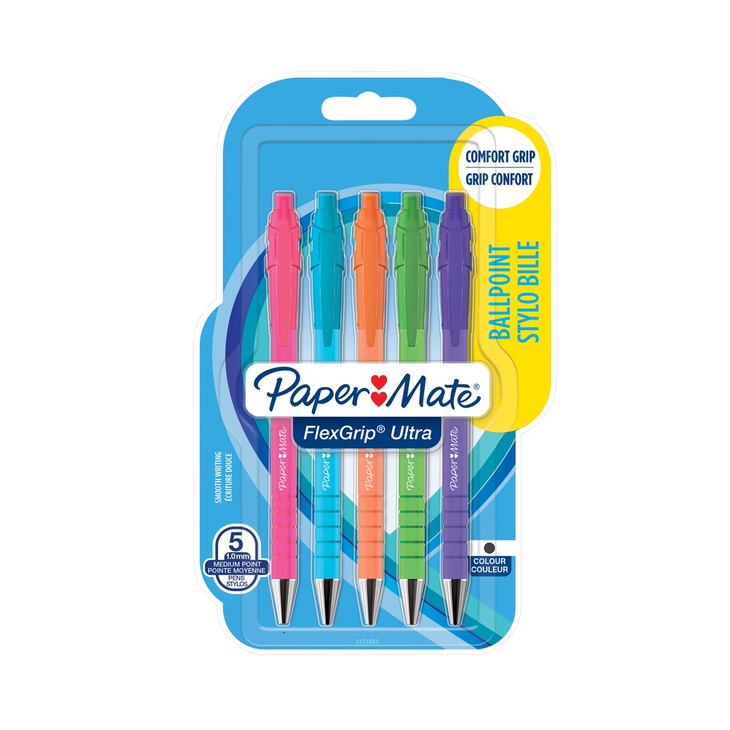 Balpen Papermate Flexgrip Ultra M bright fun zw