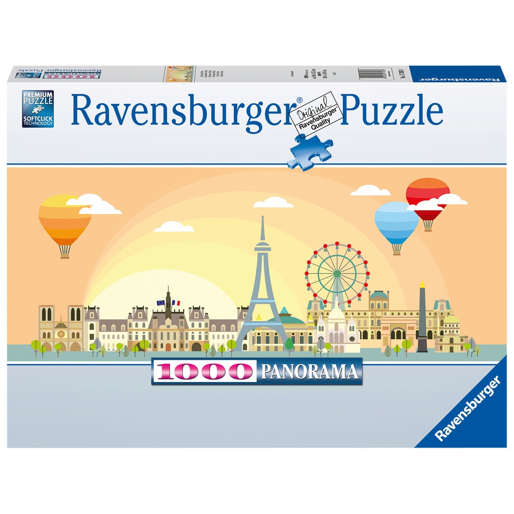 [173938] Puzzel Ravensburger Een dag in Parijs 1000st