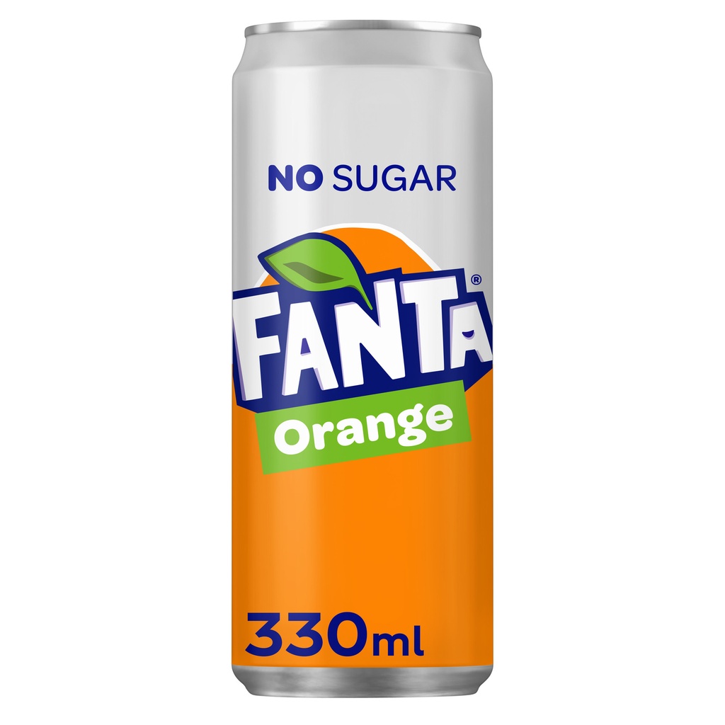 [271951] Frisdrank Fanta orange zero blik 330ml