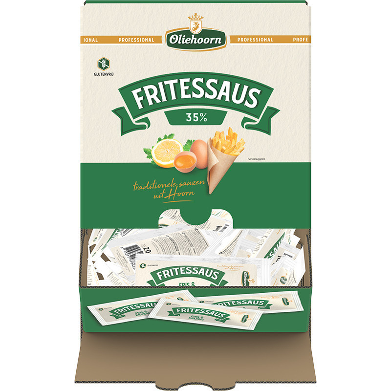 [12347] Fritessaus Oliehoorn 35pr glutenvr sachet 198x20ml