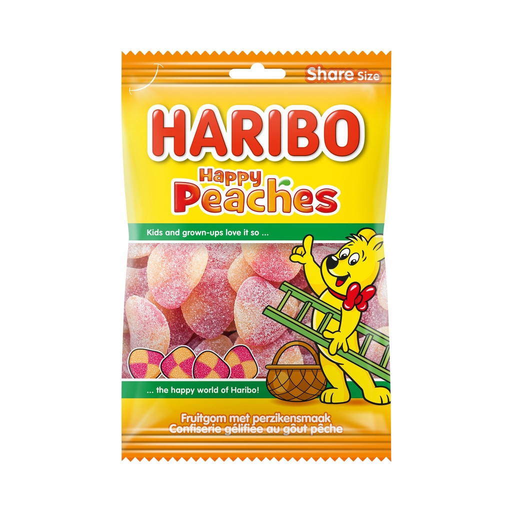 [8HB203] Snoep Haribo Perziken zak 250gr