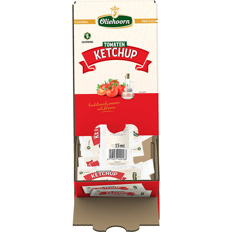 [12350] Tomatenketchup Oliehoorn sachet 150x15ml
