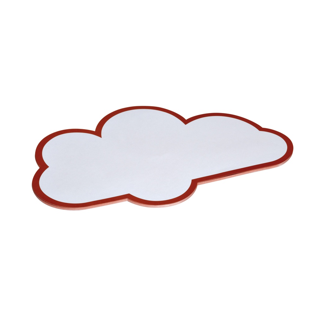 [6395902] Workshopkaarten MAUL wolk 27x43cm wit
