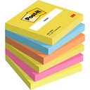 Memoblok 3M Post-it 654 76x76mm Energetic Colours