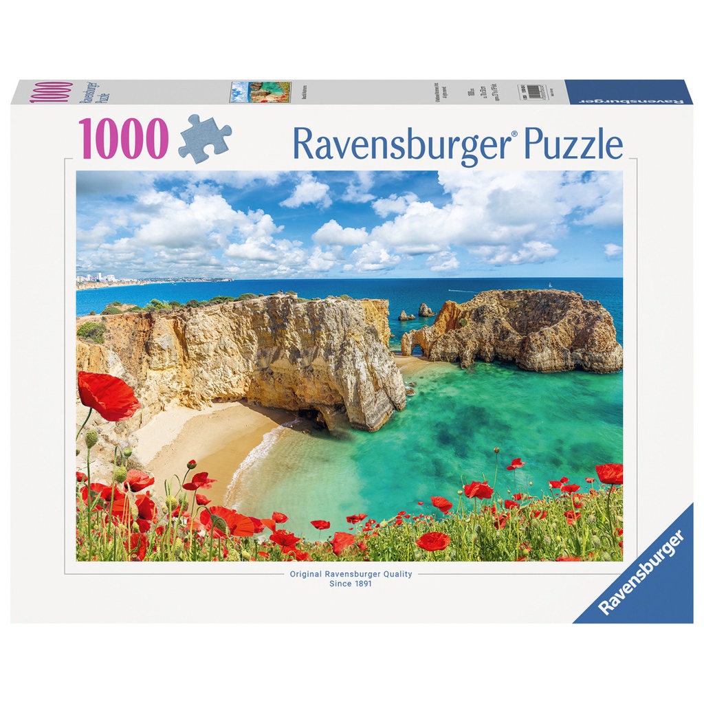 Puzzel Ravensburger Klaprozen in de Algarve 1000st