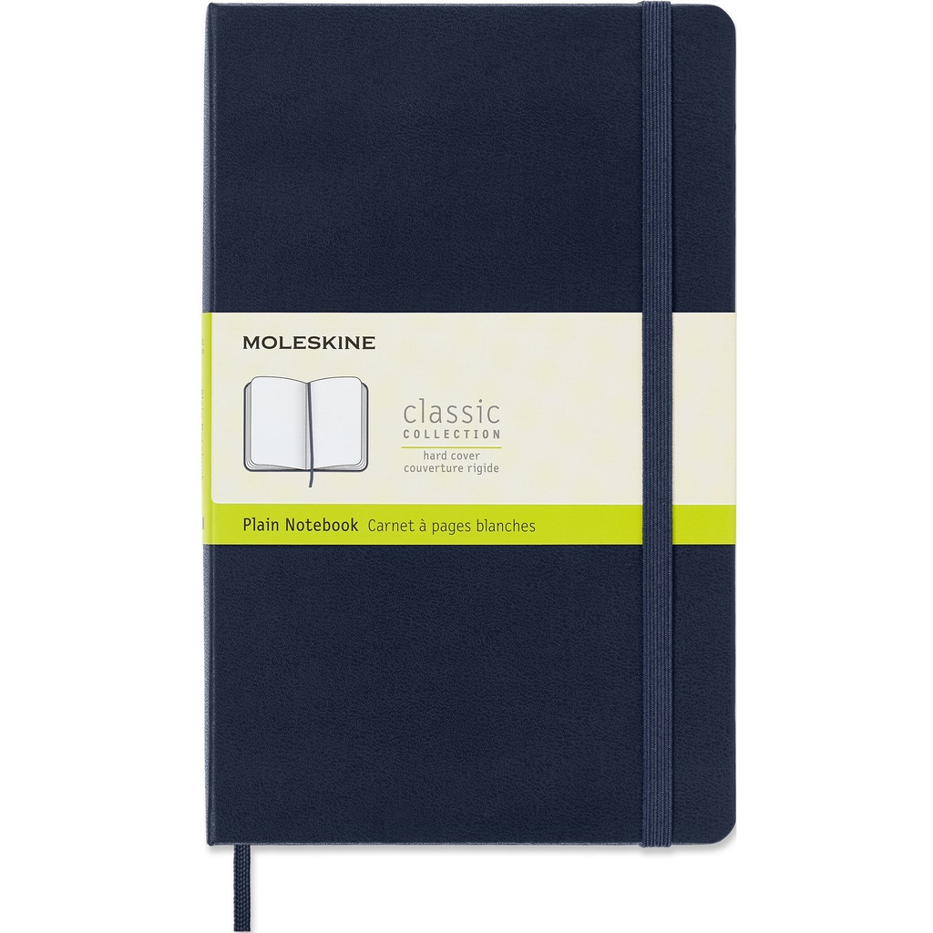 [QP062B20] Notitieboek Moleskine L 130x210mm blc hc sapph bl