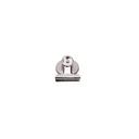 Papierklem MAUL Bulldog magneet 30mm zilver 2st