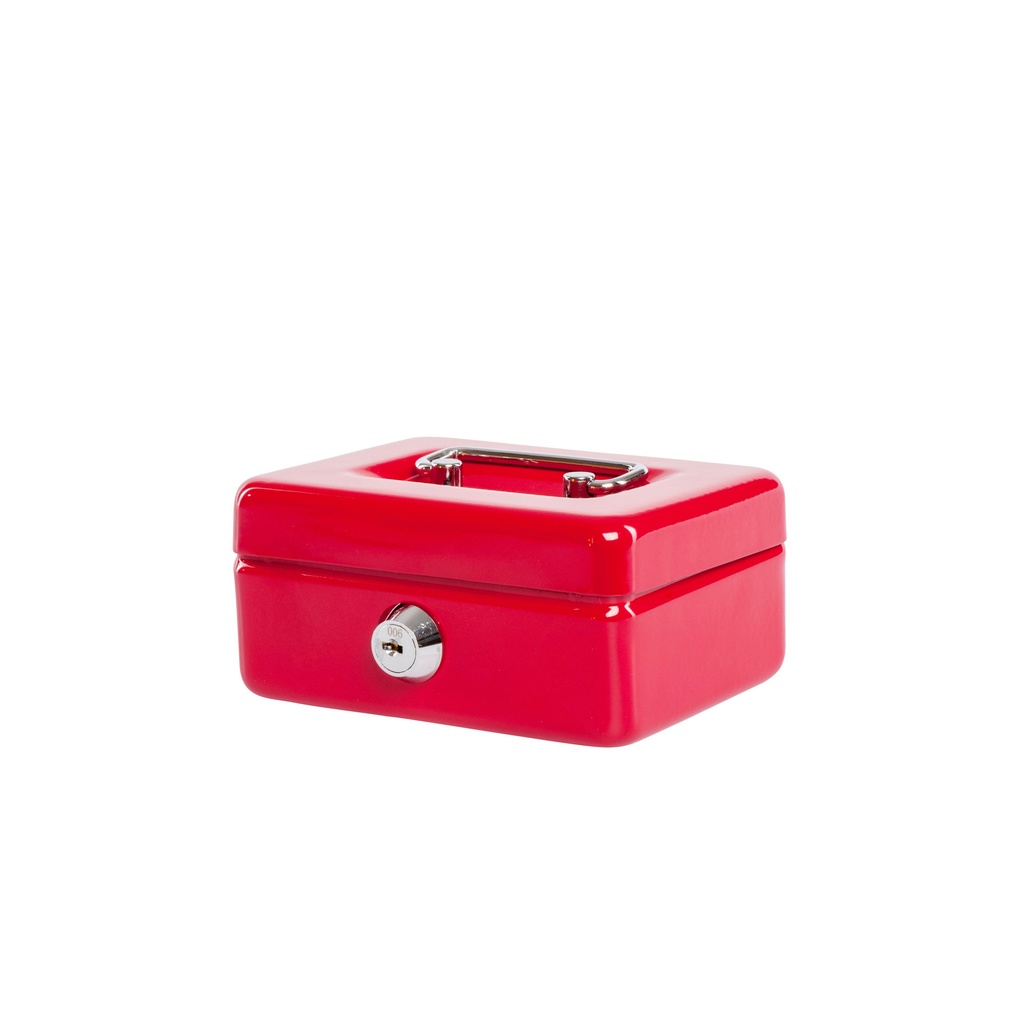 [5603025] Geldkist MAUL muntgleuf slot 125x95x60mm rood