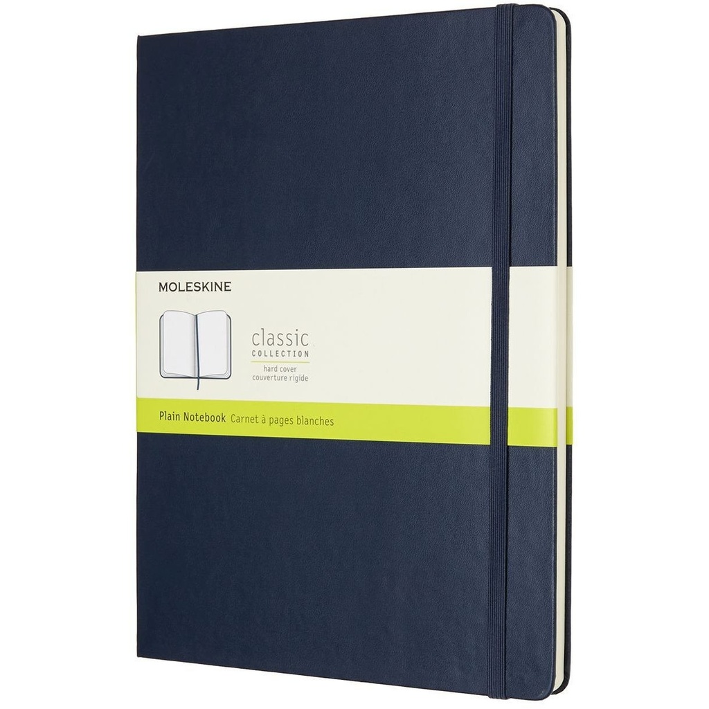 [QP092B20] Notitieboek Moleskine XL 190x250 blc hc sapp bl