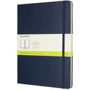 Notitieboek Moleskine XL 190x250 blc hc sapp bl