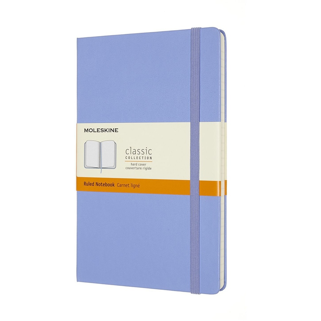 [QP060B42] Notitieboek Moleskine large 130x210 ln hc hydr bl