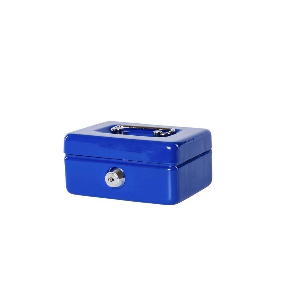 [5603037] Geldkist MAUL muntgleuf slot 125x95x60mm blauw