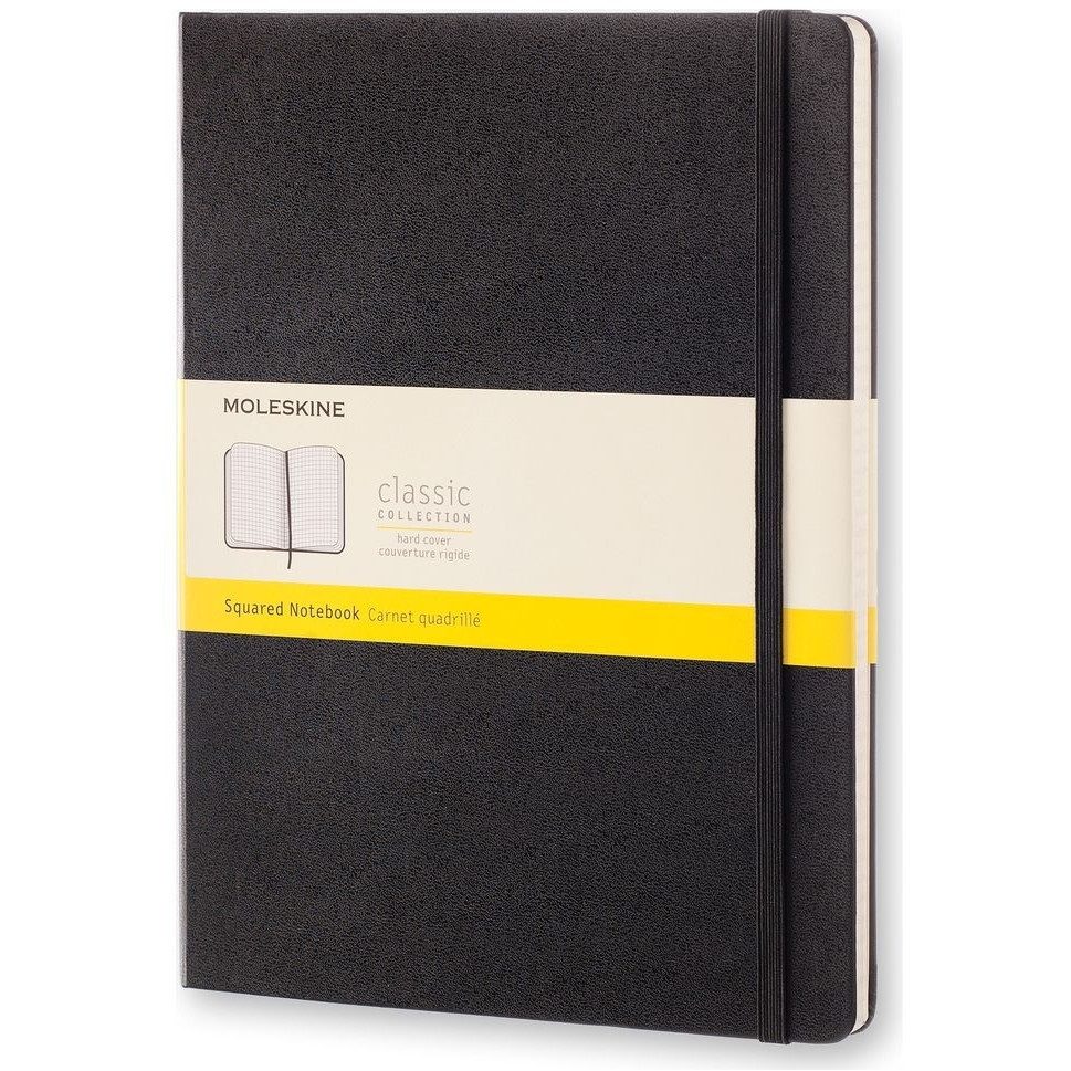 [QP091] Notitieboek Moleskine XL 190x250 rt hc zw
