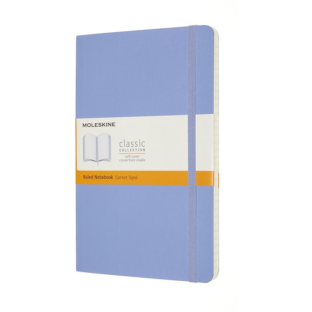[QP616B42] Notitieboek Moleskine large 130x210 ln sc hydr bl