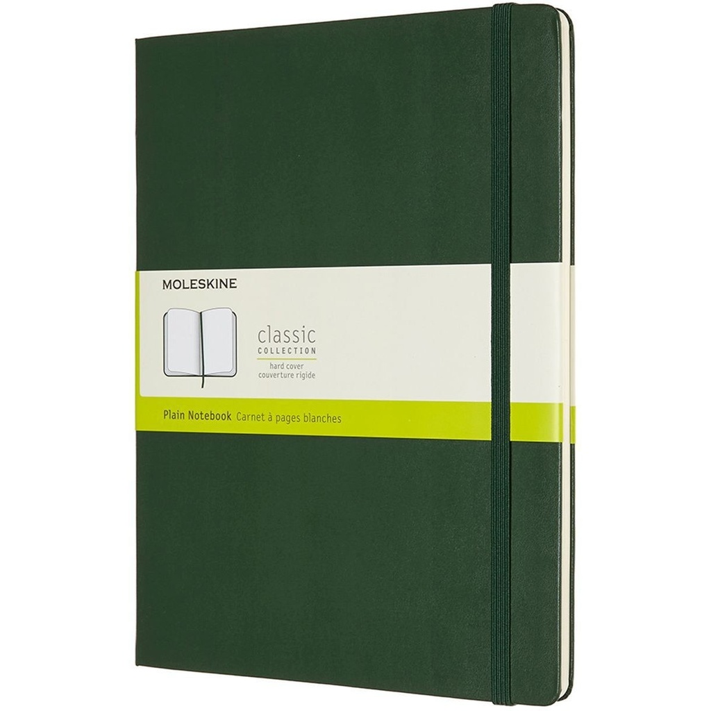 [QP092K15] Notitieboek Moleskine XL 190x250 blc hc myrt gn