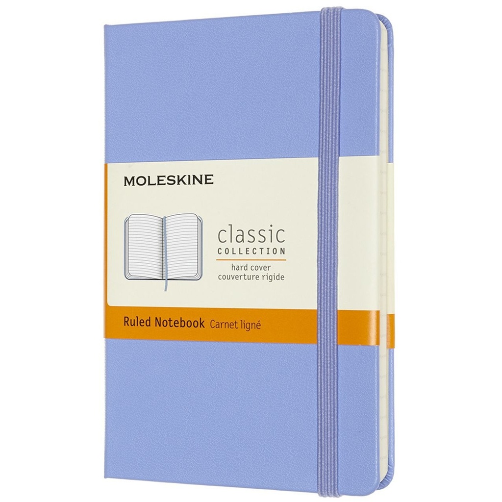 [MM710B42] Notitieboek Moleskine pocket 90x140 ln hc hydr bl
