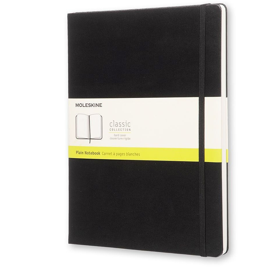 [QP092] Notitieboek Moleskine XL 190x250 blc hc zw