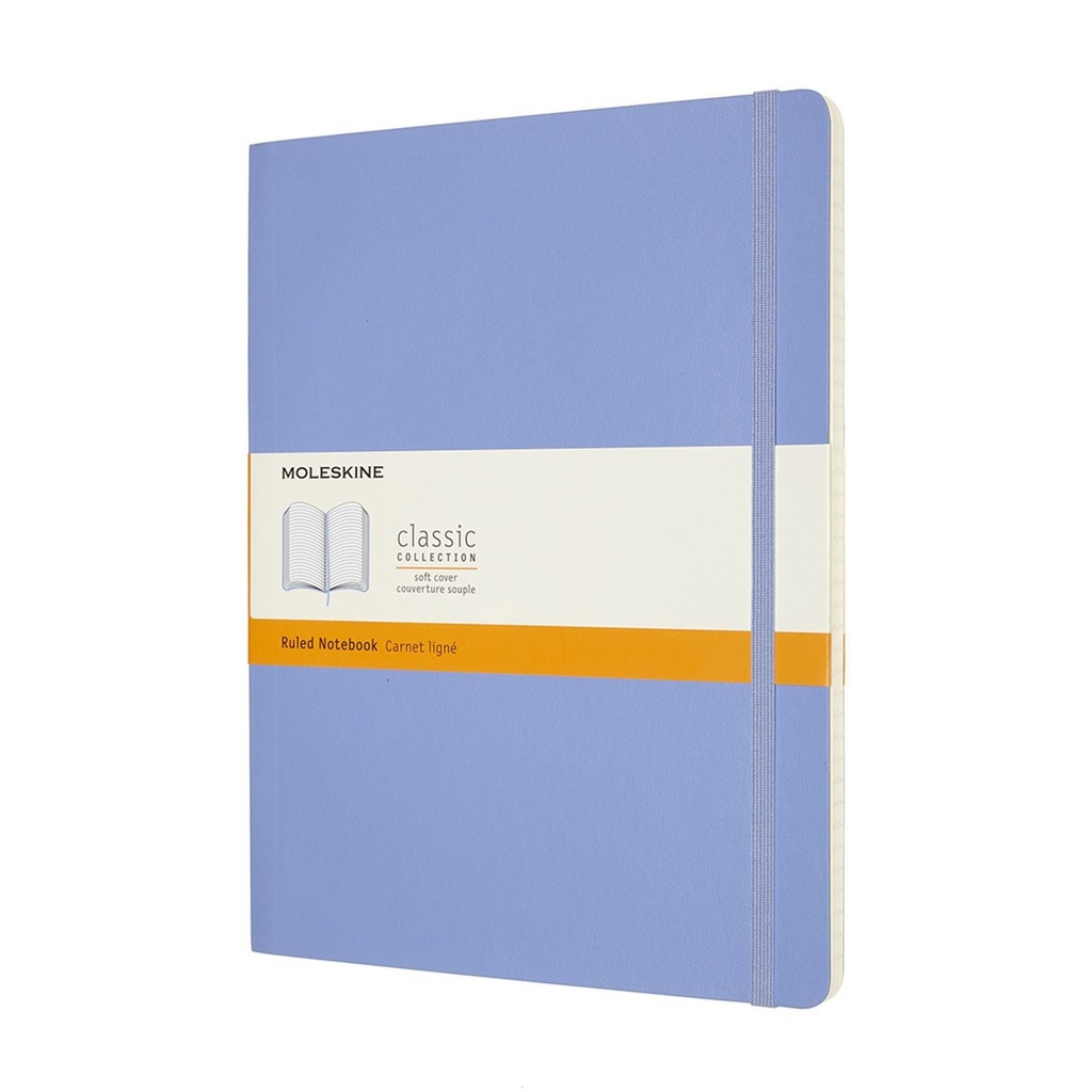 [QP621B42] Notitieboek Moleskine XL 190x250 ln sc hydr bl