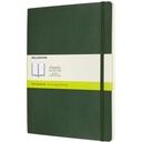 Notitieboek Moleskine XL 190x250 blc sc myrt gn