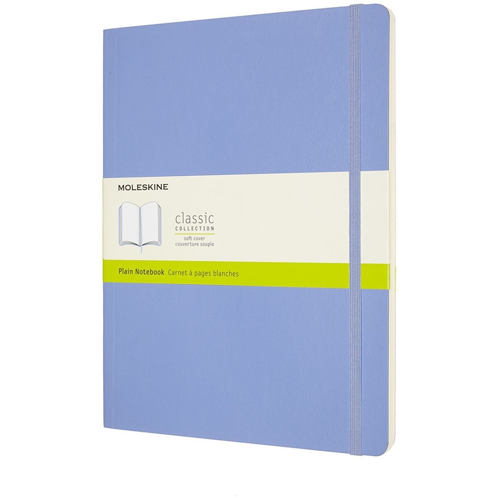 [QP623B42] Notitieboek Moleskine XL 190x250 blc sc hydr bl