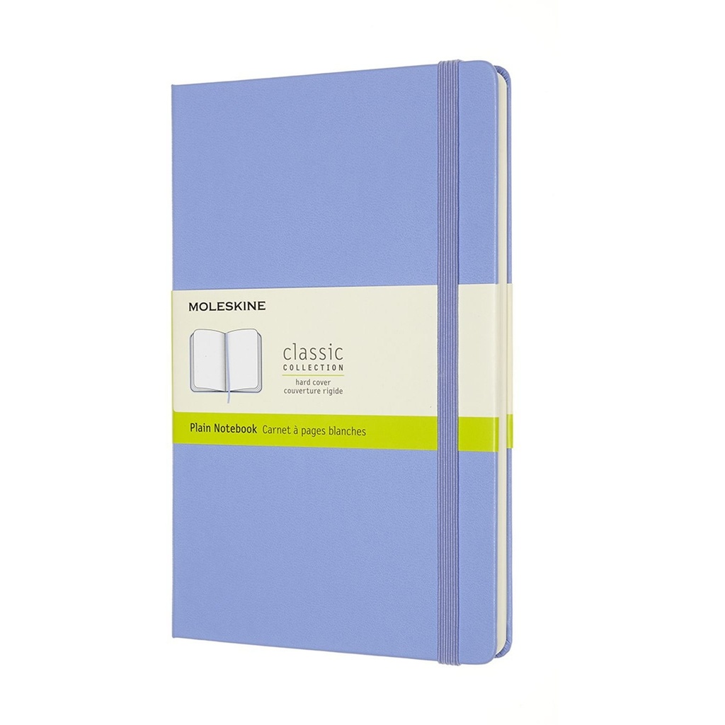 [QP062B42] Notitieboek Moleskine large 130x210 blc hc hydr bl