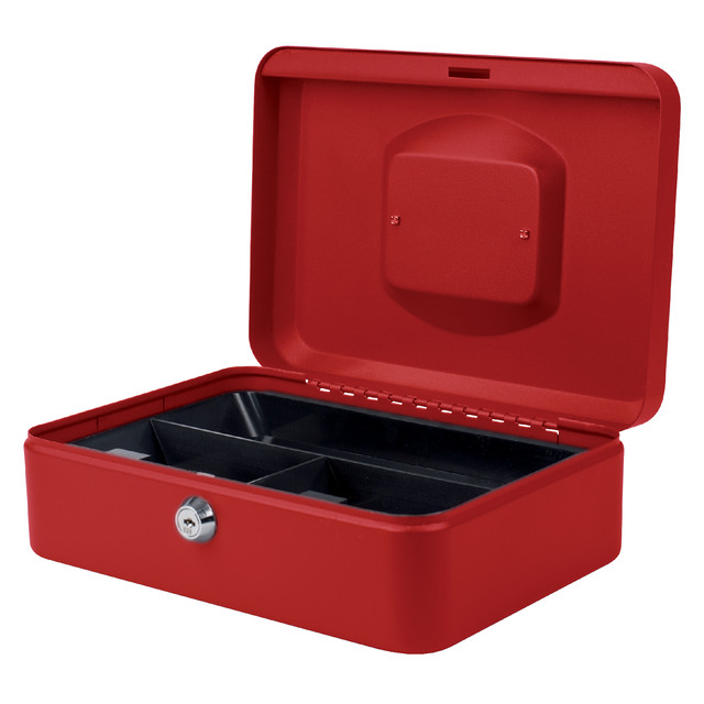 [8011889] Geldkist pavo 250x180x90mm rood