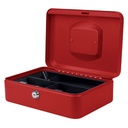 Geldkist pavo 250x180x90mm rood