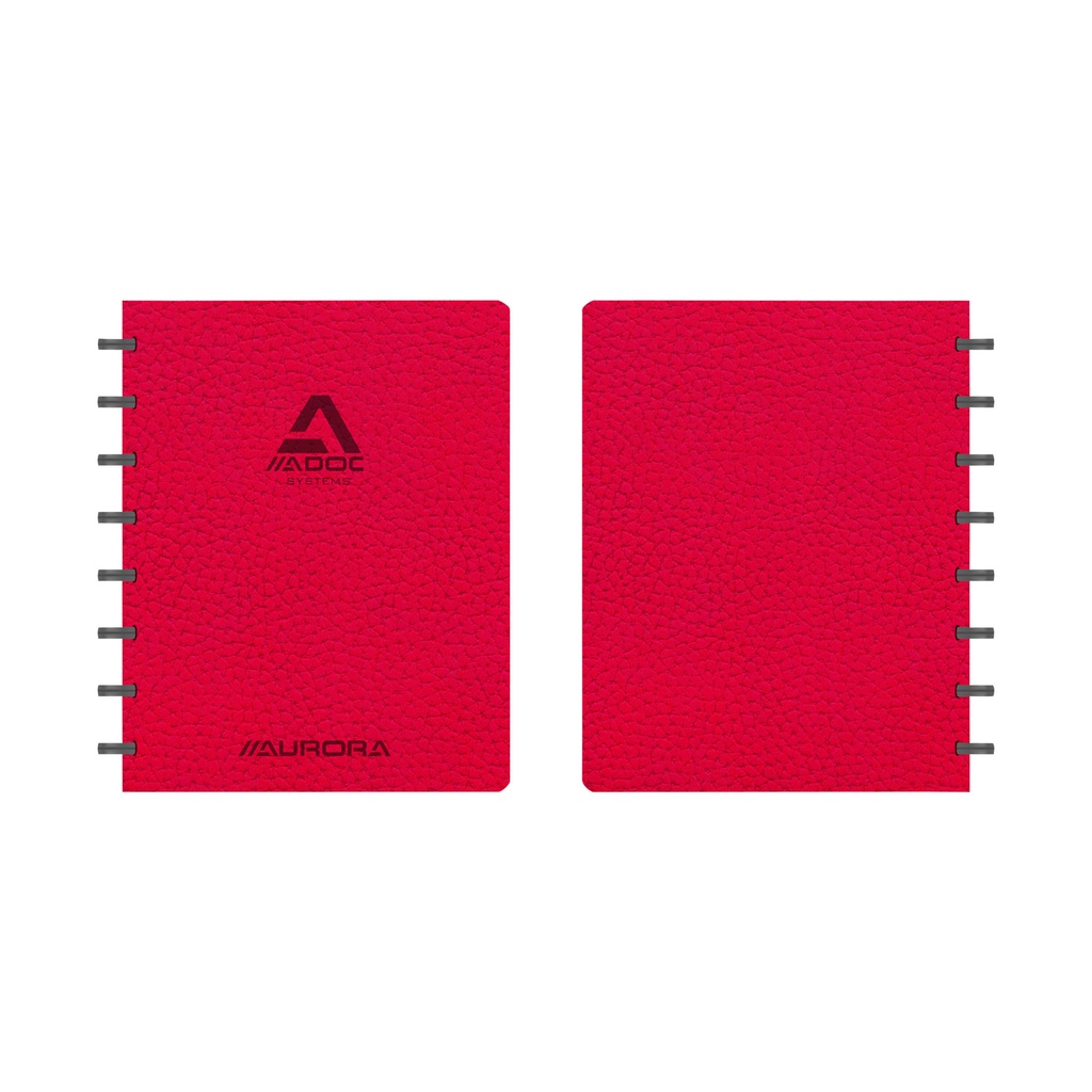 Schrift Adoc Business A5 lijn 144pag 90gr rood