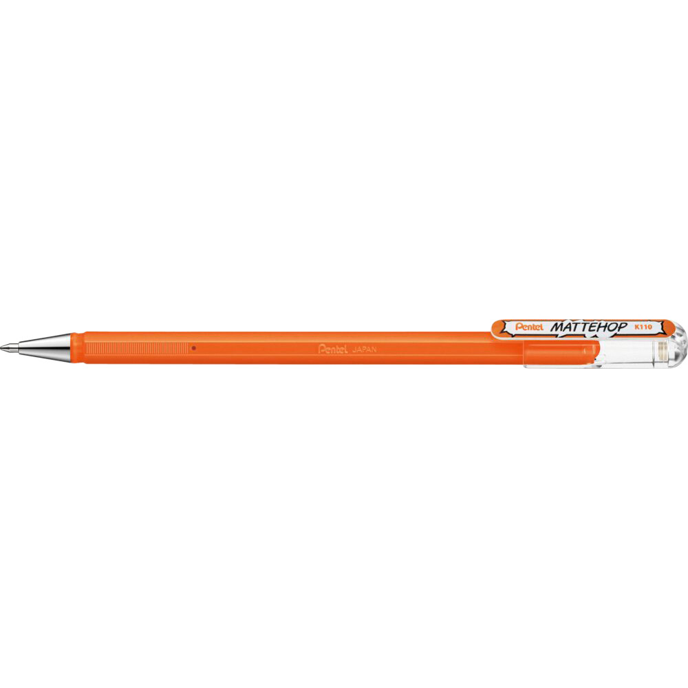 Gelschrijver Pentel K110 Mattehop M oranje