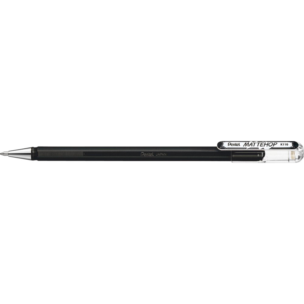 Gelschrijver Pentel K110 Mattehop M zwart