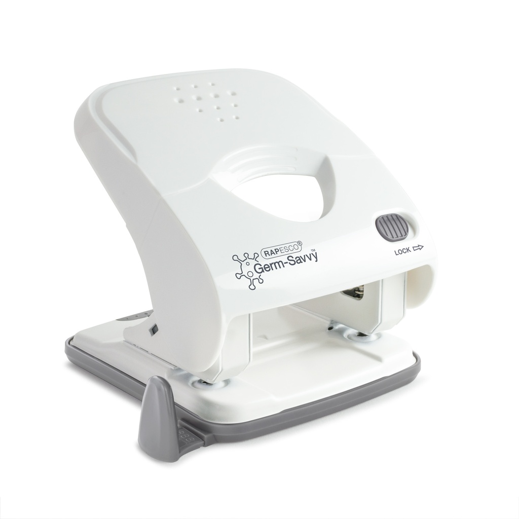 [1526] Perforator Rapesco Germ-Savvy X5-40ps 2gaats wit