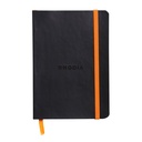 Notitieboek Rhodia A6 lijn 72 vel 90gr zwart