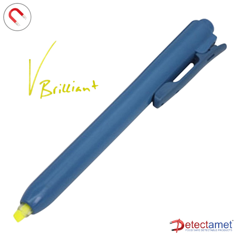 [150-A05-P05-A08] Markeerstift detectie Detectamet inklikbaar geel