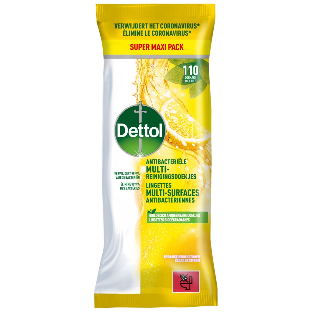 [3287603] Reinigingsdoekjes Dettol Citr 110st