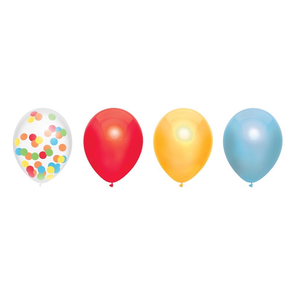 Ballonnen Haza Over The Rainbow 30cm 6st ass