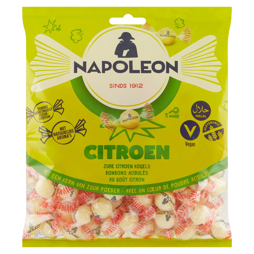[32570] Snoep Napoleon citroen zak 1kg