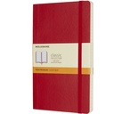 Notitieboek Moleskine L 130x210mm lijn sc scarl rd