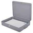 Documentenkist pavo 370x280x90mm donkergrijs