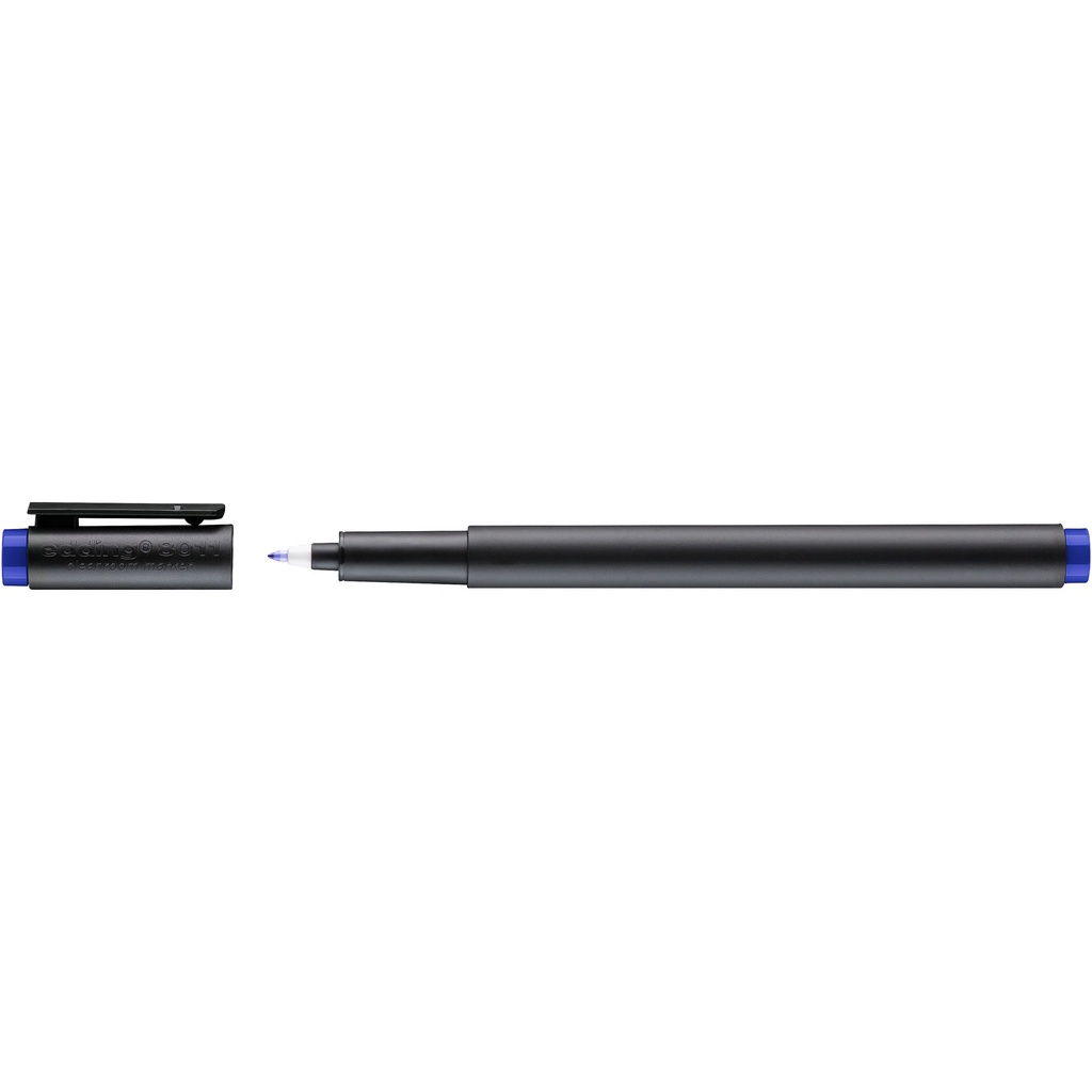 Viltstift edding 8011 rond cleanroom F blauw