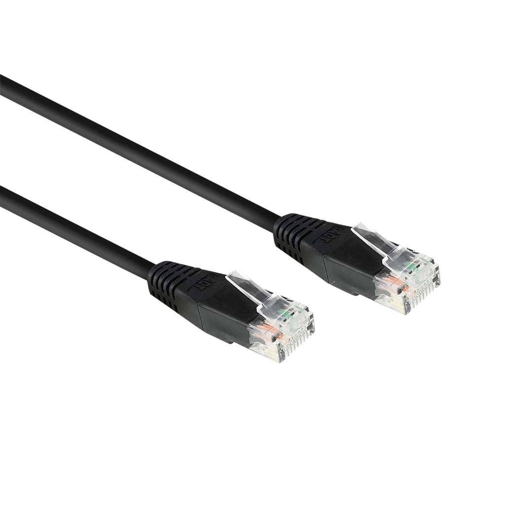 [AC4000] Kabel ACT CAT6 Network koper 0.9 meter zwart