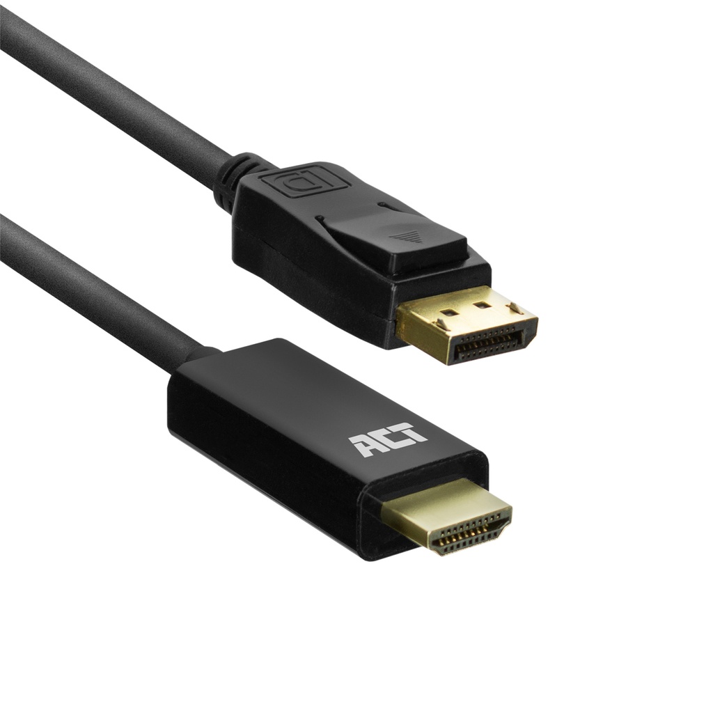 [AC7550] Kabel ACT DisplayPort naar HDMI 4K 1.8 meter