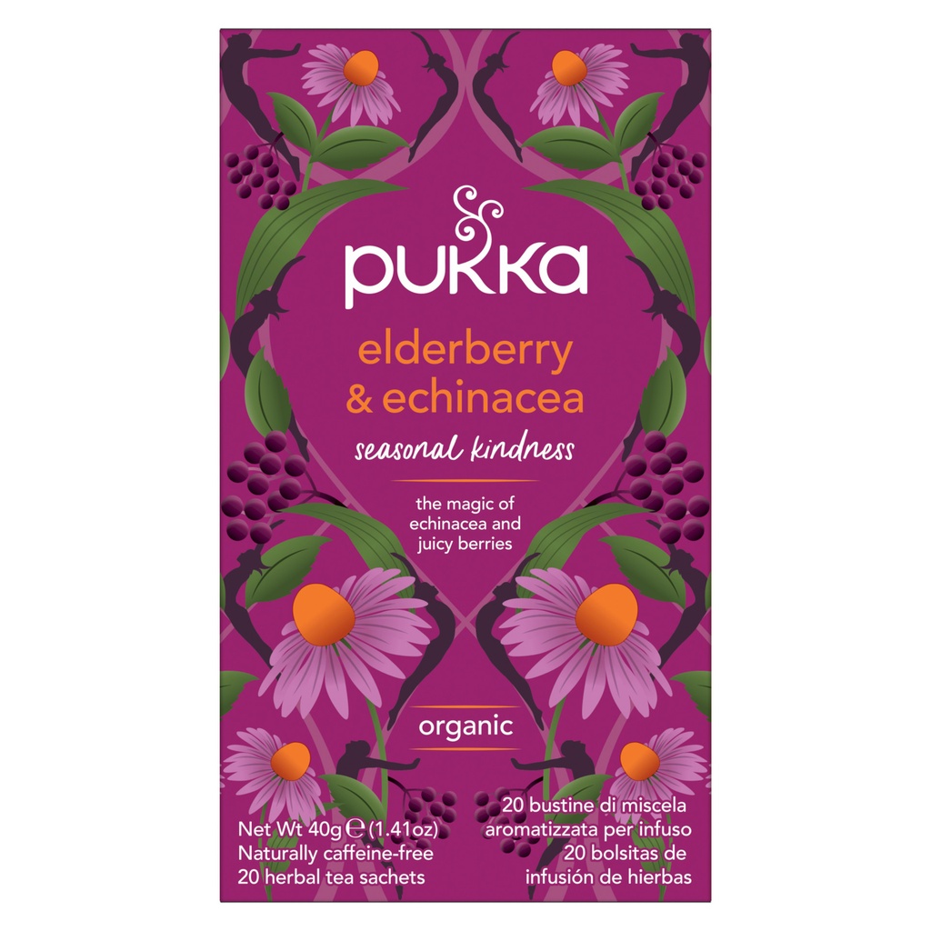 [69711815] Thee Pukka elderberry en echinacea 20 zakjes