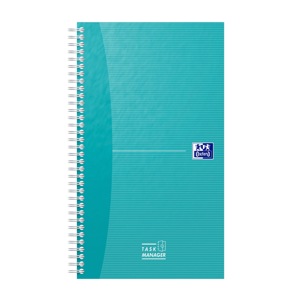 [400184966] Task Manager Oxford 141x246 mm 115vel aqua
