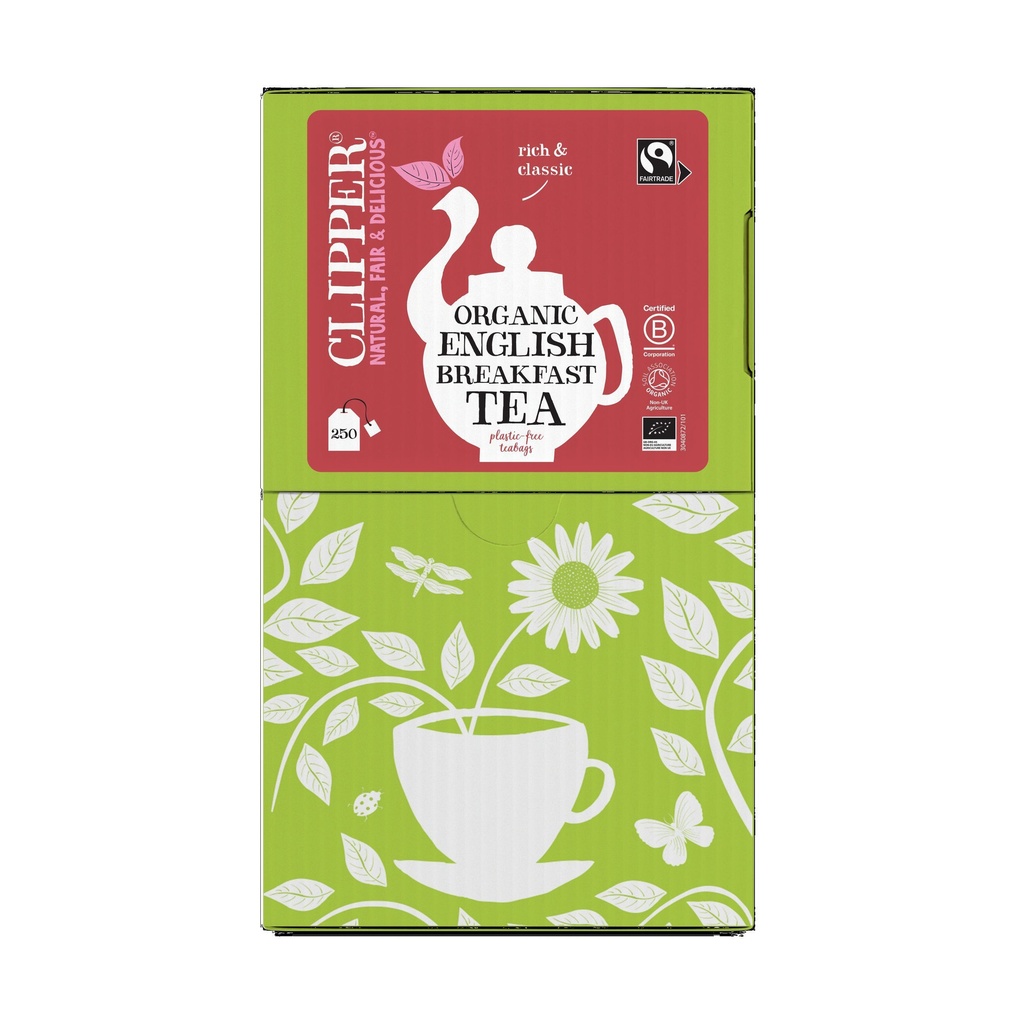 [JD0060B] Thee Clipper English breakfast bio 250 zakjes