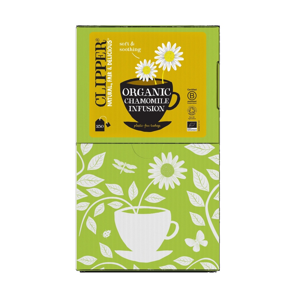 [JD0060D] Thee Clipper infusion chamomile bio 250 zakjes