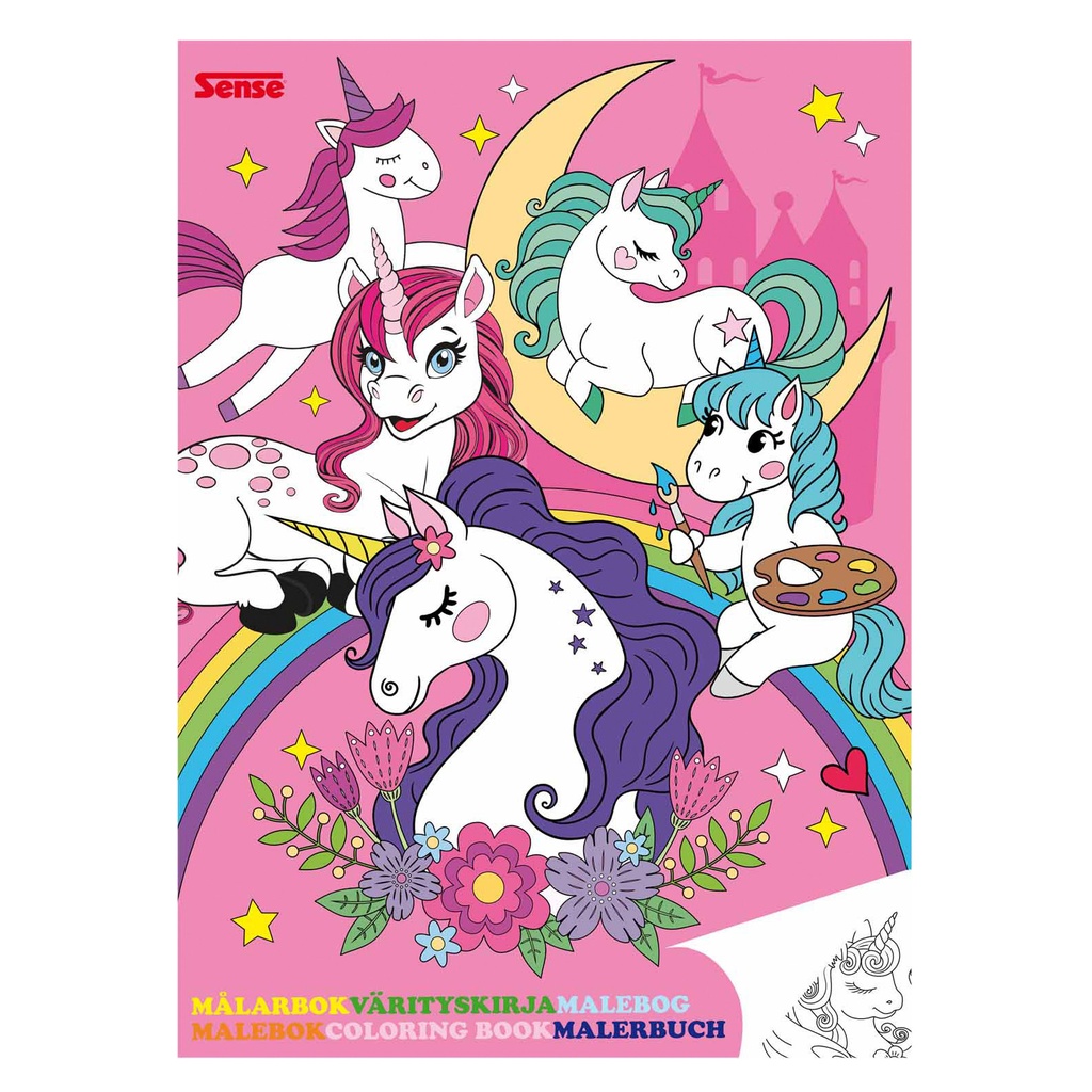 [SE12194] Kleurboek Haza Sense Eenhoorns