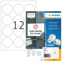 Etiket HERMA 4477 60mm verwijderbaar wit 1200st