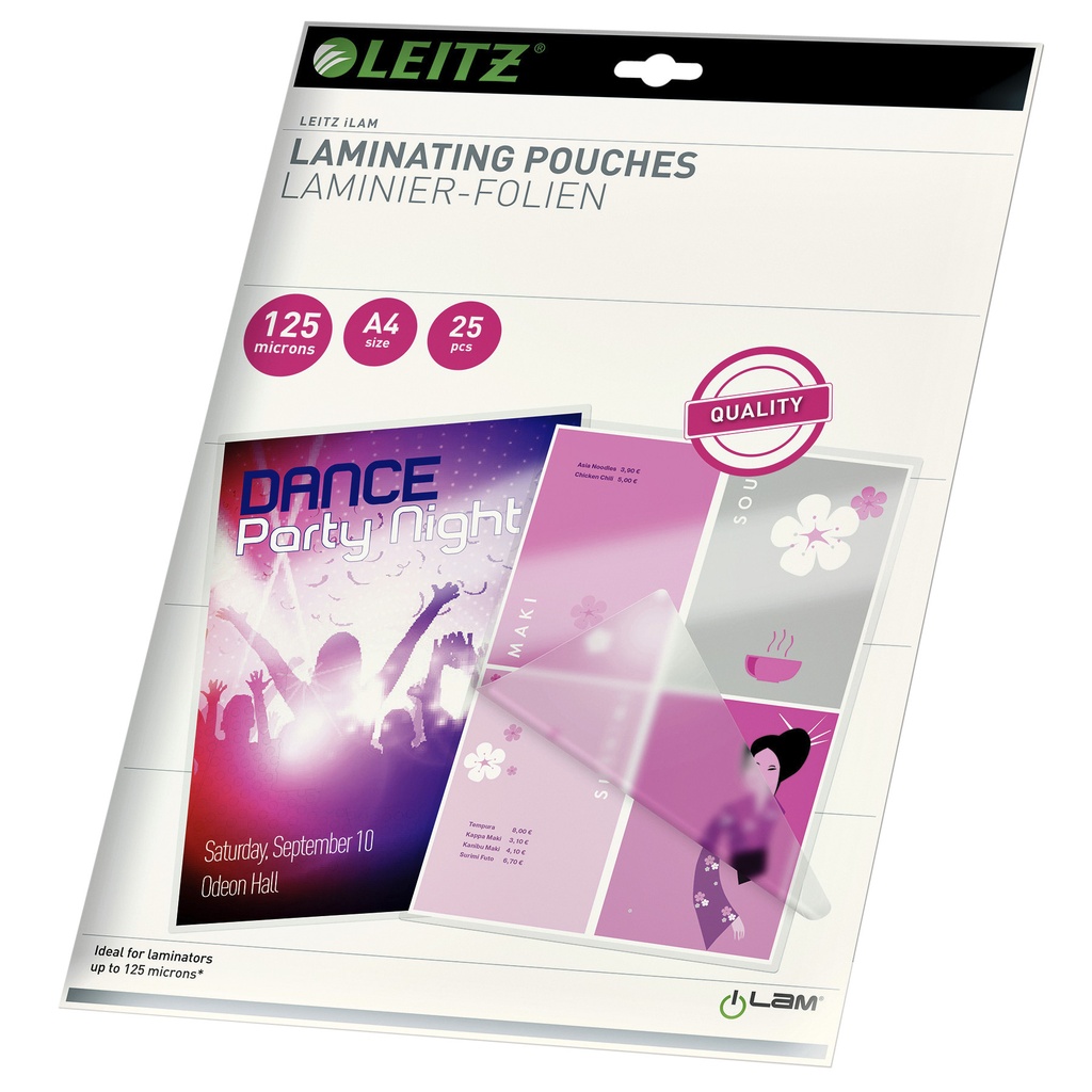 [33835] Lamineerhoes Leitz iLAM A4 2x125micron